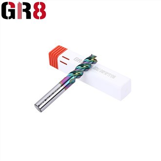 DLC Kisi U Slot End Mill għall-Aluminju
